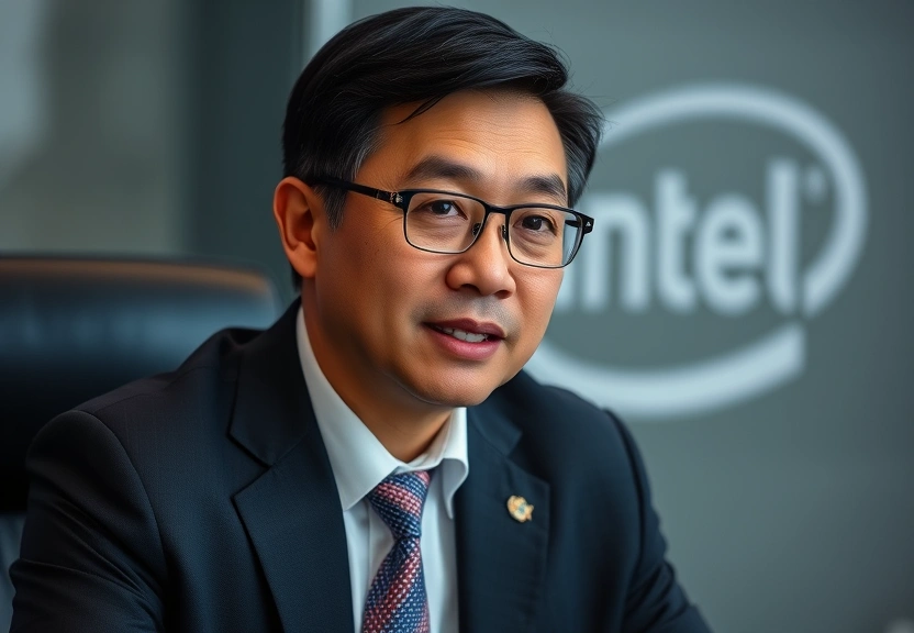 Representação visual de CEO da Intel, Lip-Bu Tan, reafirma posição após exigência de Trump para renúncia