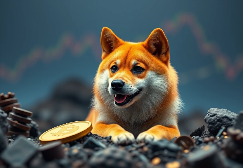 Representação visual de ETF de Dogecoin à Vista: Mineração em Alta e Maxi Doge Pode Render 100x!