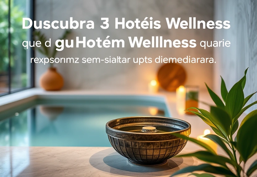 Representação visual de Descubra 3 Hotéis Wellness que Transformam Seu Bem-Estar Imediatamente