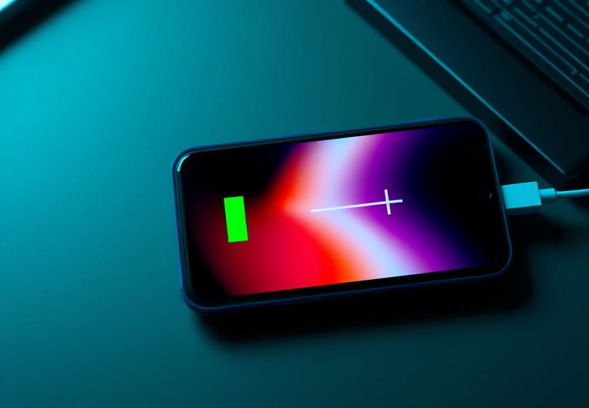 Representação visual de Quick Charge 5+: Bateria 50% em Apenas 5 Minutos com Menos Calor!