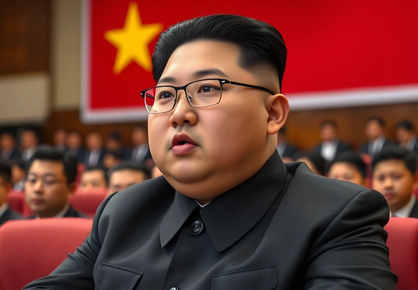 Representação visual de Kim da Coreia do Norte revela nova política nuclear em congresso do partido