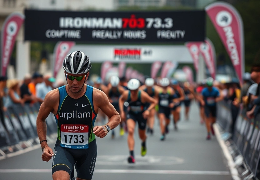 Representação visual de Experiências Inéditas para Triatletas e Espectadores no IRONMAN 70.3 São Paulo