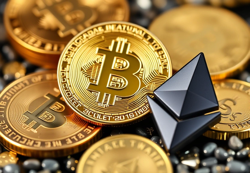 Representação visual de Bitcoin em Queda: Preço do BTC despenca para US$ 111,5 mil e Ethereum a US$ 4 mil hoje, 25/09/2025