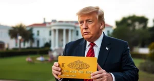 Trump apresenta o “Gold Card”: vista de residência por US$ 1 milhão!