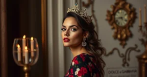 Jordanna Maia ilumina Milão em nova parceria deslumbrante com Dolce & Gabbana