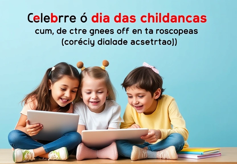 Representação visual de Celebre o Dia das Crianças com até 55% OFF em Tablets para Estudos!