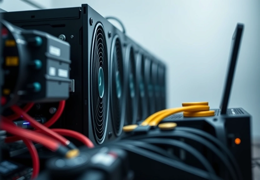 Representação visual de Novo equipamento de mineração de criptomoedas gera lucro de US$ 80 por dia