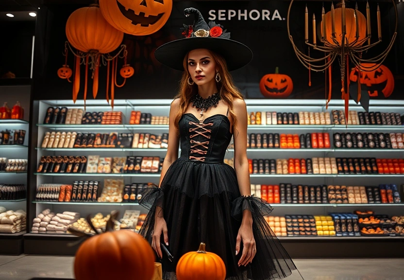 Representação visual de Anttónia e Flávia Pavanelli elevam o drama fashion no Halloween da Sephora