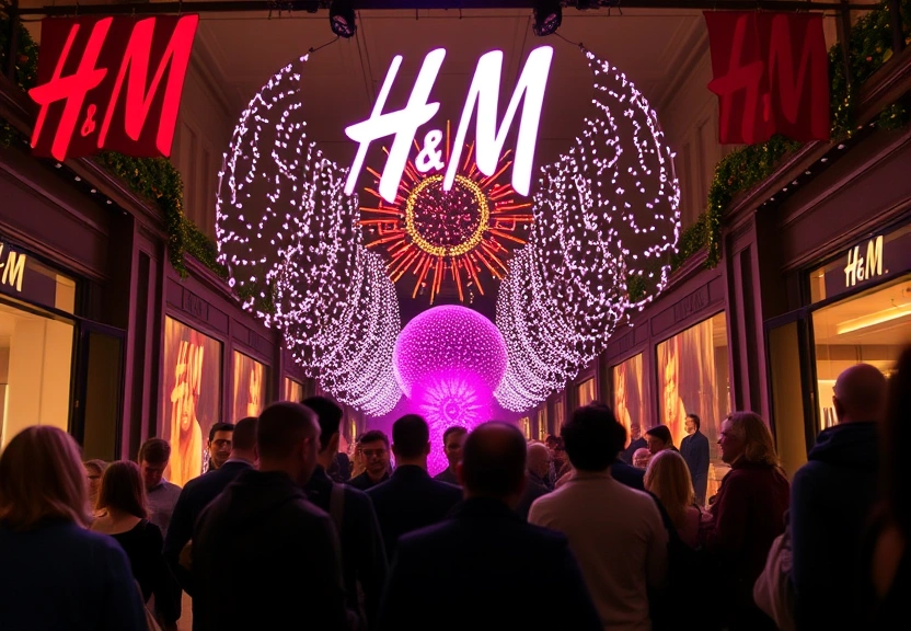 Representação visual de H&M e Glenn Martens celebram nova coleção com festa icônica em Londres