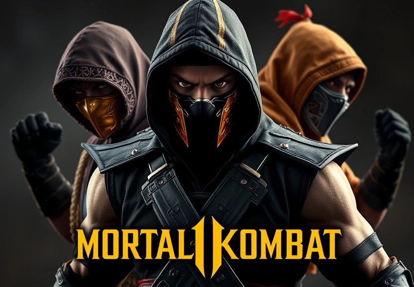 Representação visual de Curte Mortal Kombat? Confira a lista dos personagens mais fortes dos jogos.