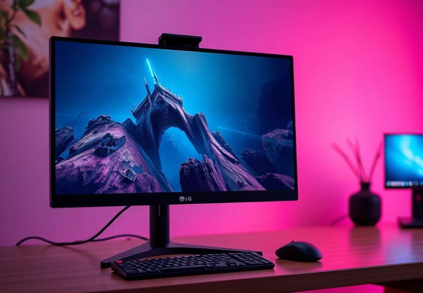 Representação visual de Novembro Negro: Monitor LG UltraGear de 24” tem desconto imperdível de 44%