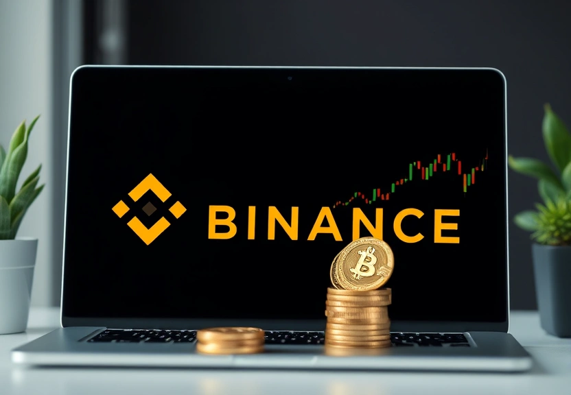 Representação visual de Binance aumenta reservas de Bitcoin