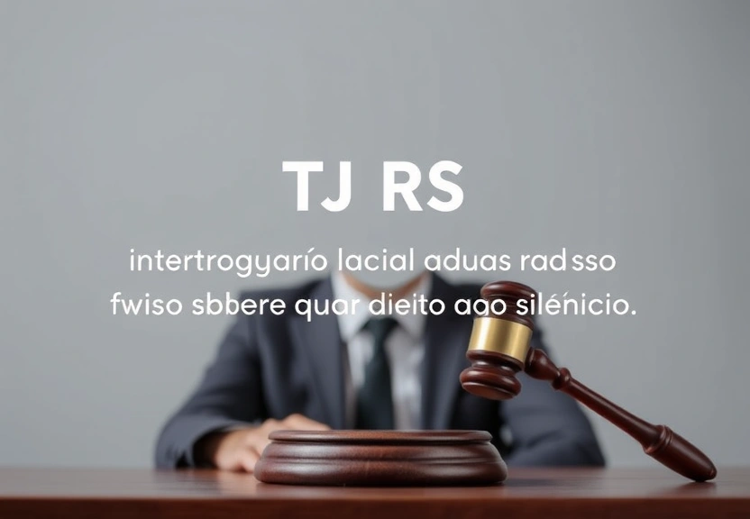 Representação visual de TJ-RS anula interrogatório por falta de aviso sobre o direito ao silêncio