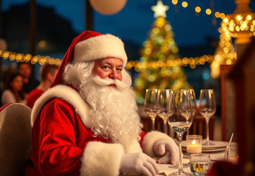 Representação visual de Santa Lolla celebra o Natal com jantar exclusivo em São Paulo