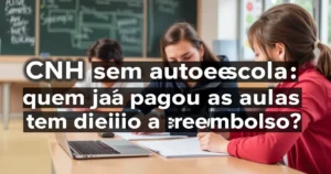 CNH sem autoescola: quem já pagou as aulas tem direito a reembolso?