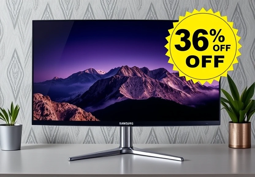 Representação visual de Monitor Samsung Odyssey G40 de 27″ tem 39% OFF em até 10x sem juros
