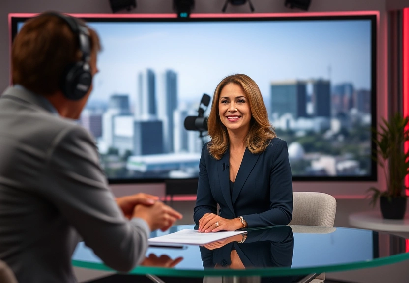 Representação visual de Cíntia Chagas estreia na TV com dicas de comunicação e etiqueta