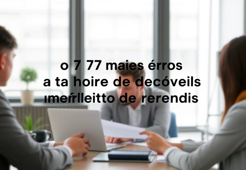 Representação visual de Os 7 maiores erros na hora de declarar imóveis no Imposto de Renda