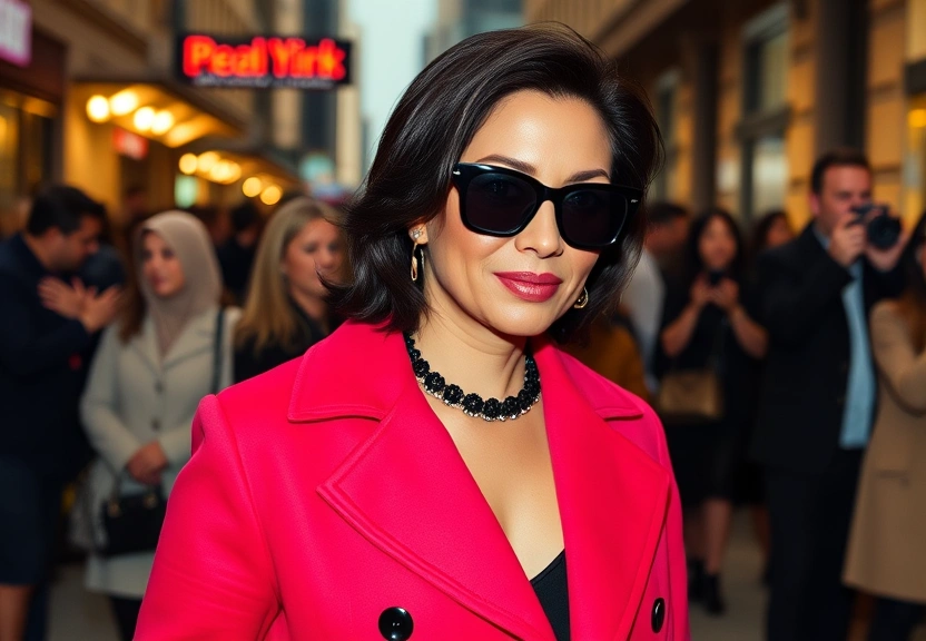 Representação visual de Malu Borges participa da première de “O Diabo Veste Prada 2” em Nova York